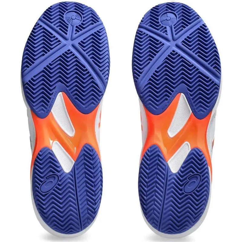 Asics Tênis Solution Swift FF 2 Padel Branco Azul Cobalto