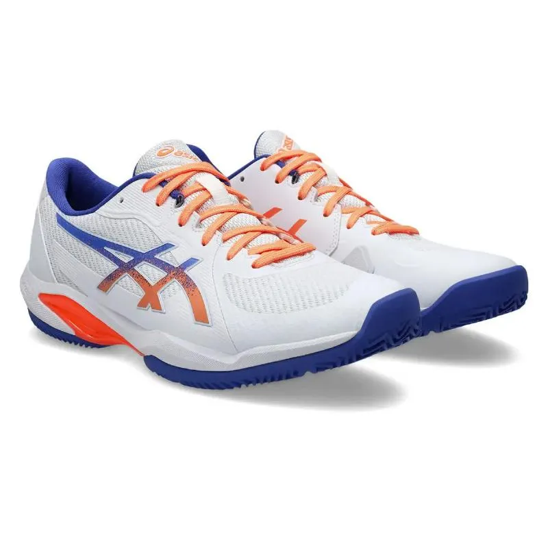 Asics Tênis Solution Swift FF 2 Padel Branco Azul Cobalto