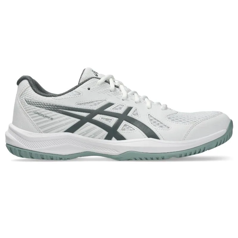 Asics Upcourt 6 White Gray Sneakers