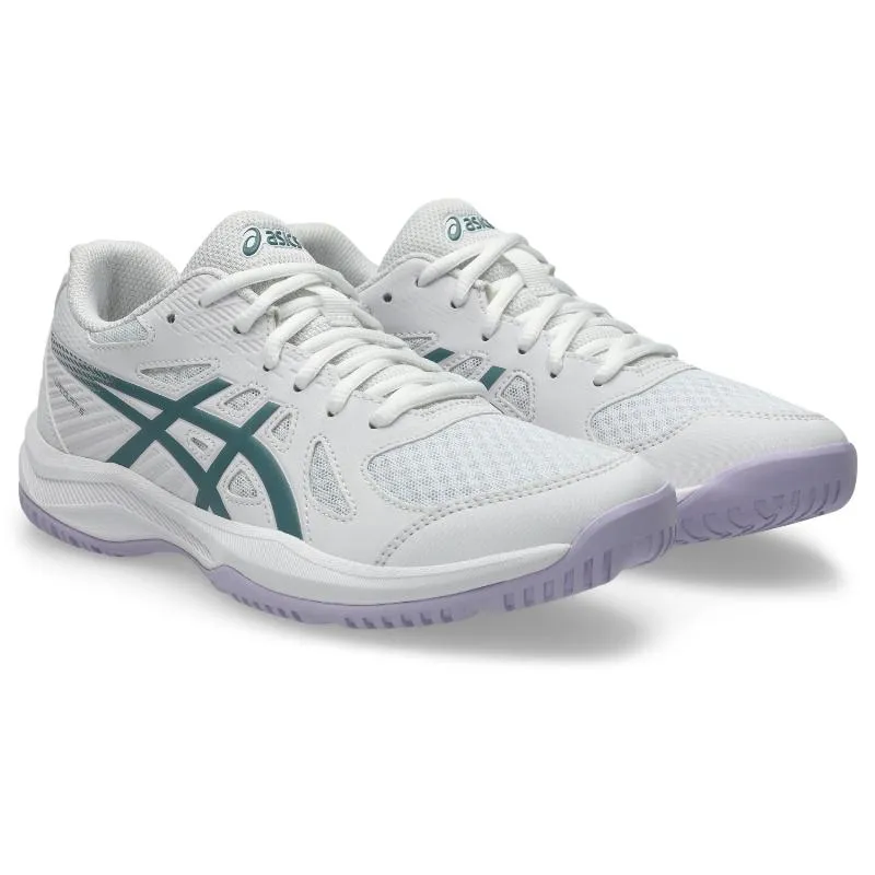 Tênis femininos Asics Upcourt 6 Branco-Verdes