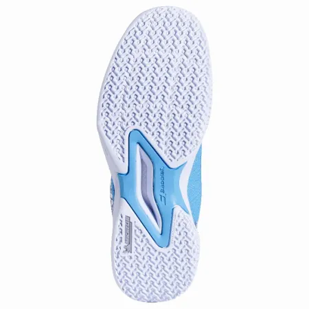 Zapatillas de Padel Babolat Jet Premura 2 Azul Cian Blanco Junior