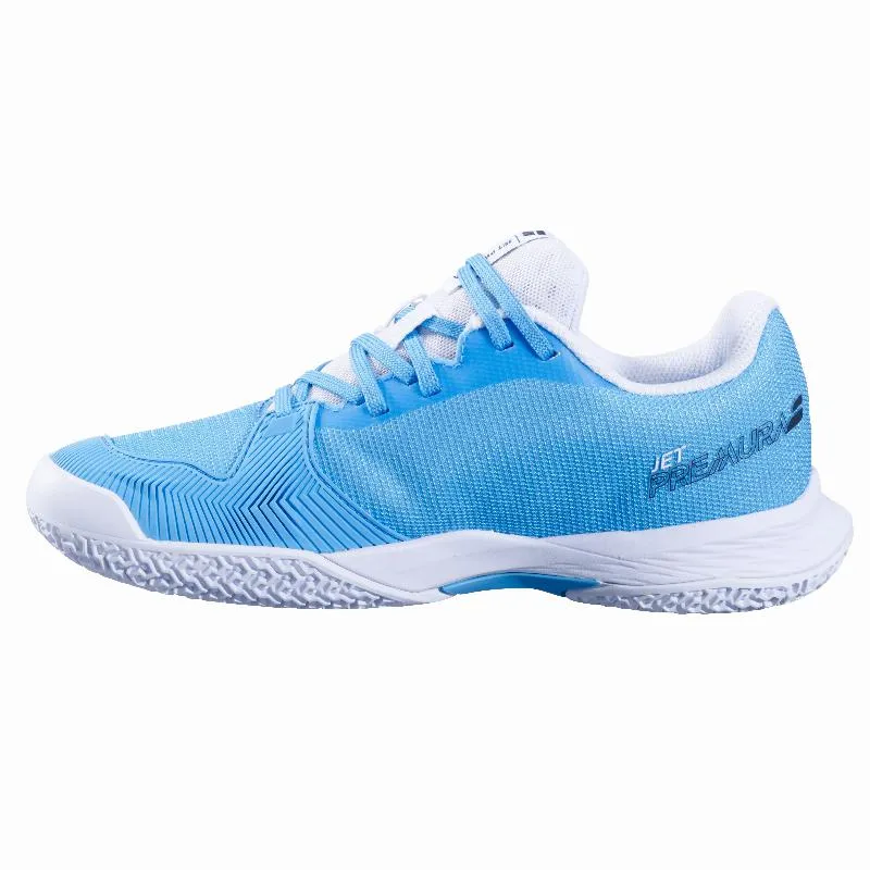 Babolat Jet Premura 2 Ciano Azul Branco Tênis Júnior
