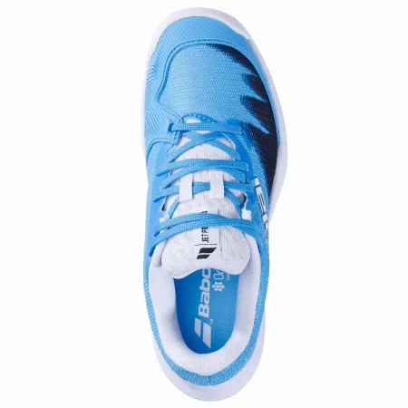 Zapatillas de Padel Babolat Jet Premura 2 Azul Cian Blanco Junior