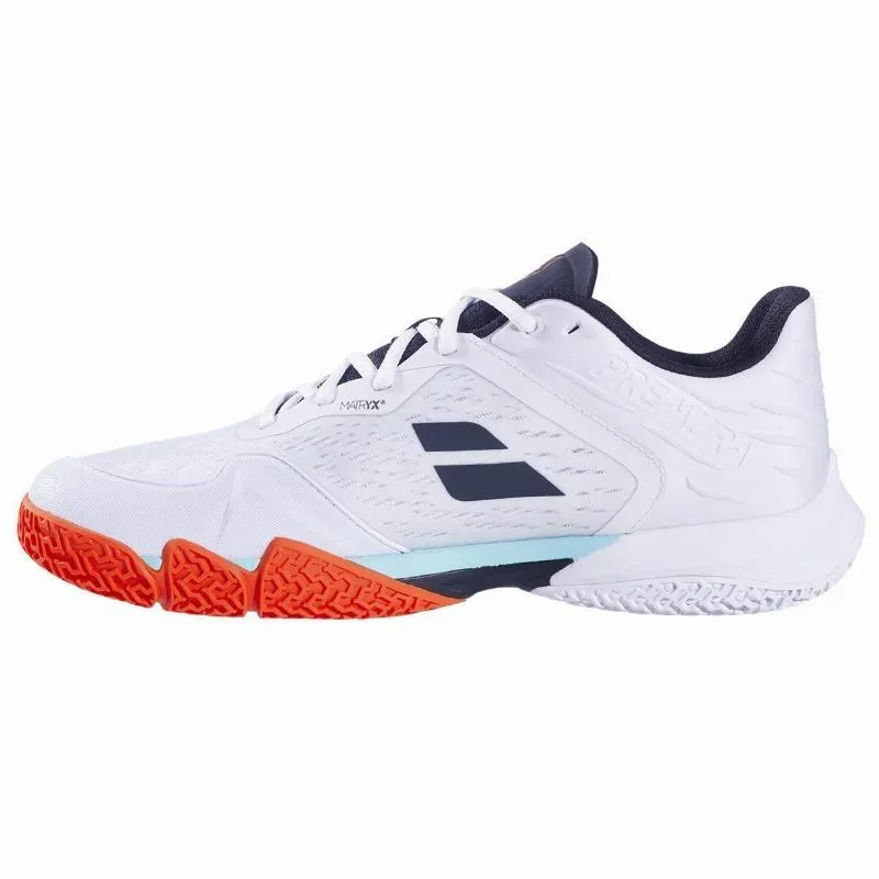 Babolat Juan Lebron Jet Premura 3 Tênis Branco Laranja
