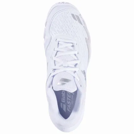 Zapatillas de Padel Babolat Premura 3 Blanco Plata Mujer