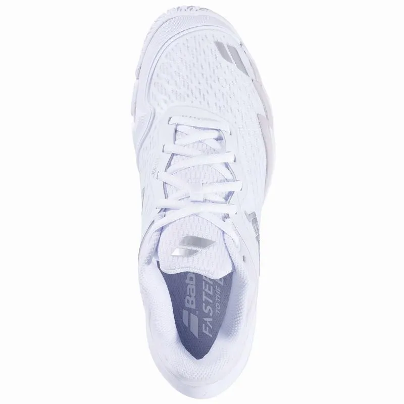 Zapatillas de Padel Babolat Premura 3 Blanco Plata Mujer
