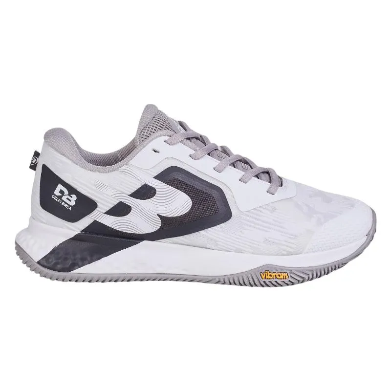 Tênis Feminino Bullpadel Delfi Brea Vertex Vibram 25I Branco Preto
