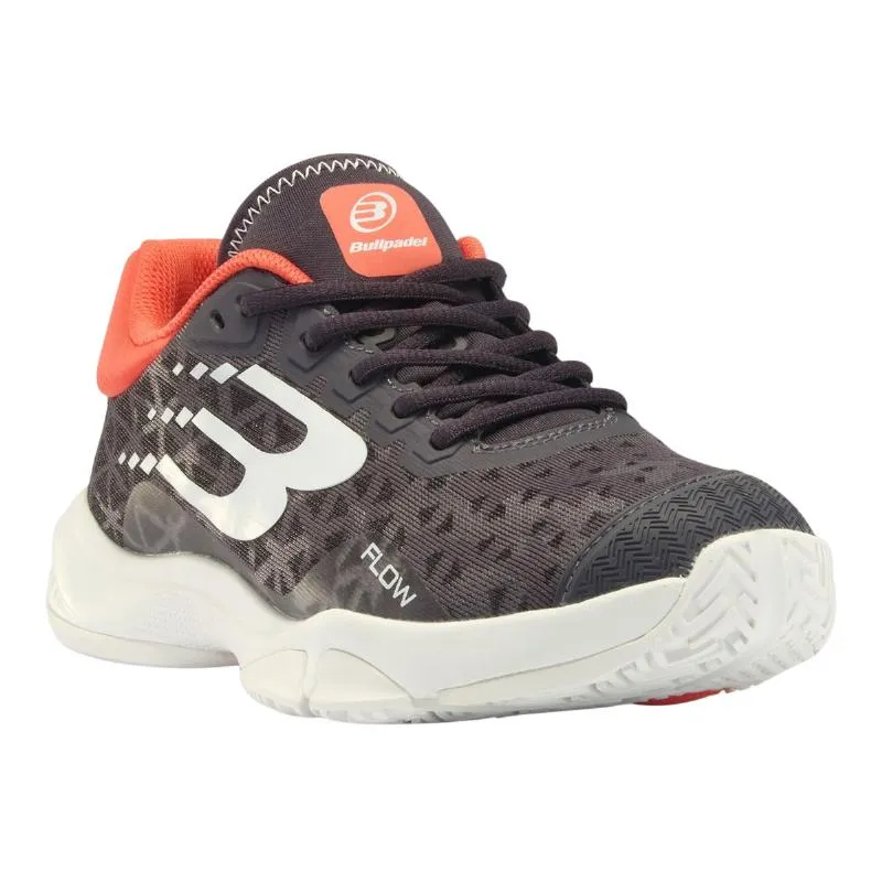 Tênis Bullpadel Flow 24I Cinza Laranja Feminino