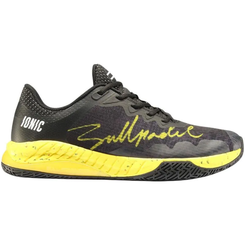 Tênis Bullpadel Ionic 24I Preto Amarelo