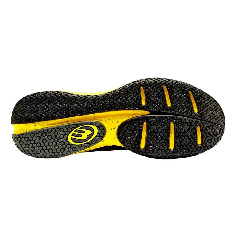 Tênis Bullpadel Ionic 24I Preto Amarelo
