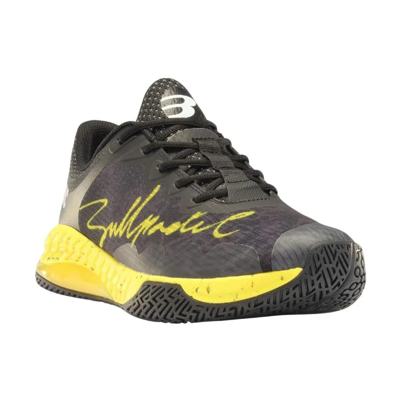 Tênis Bullpadel Ionic 24I Preto Amarelo
