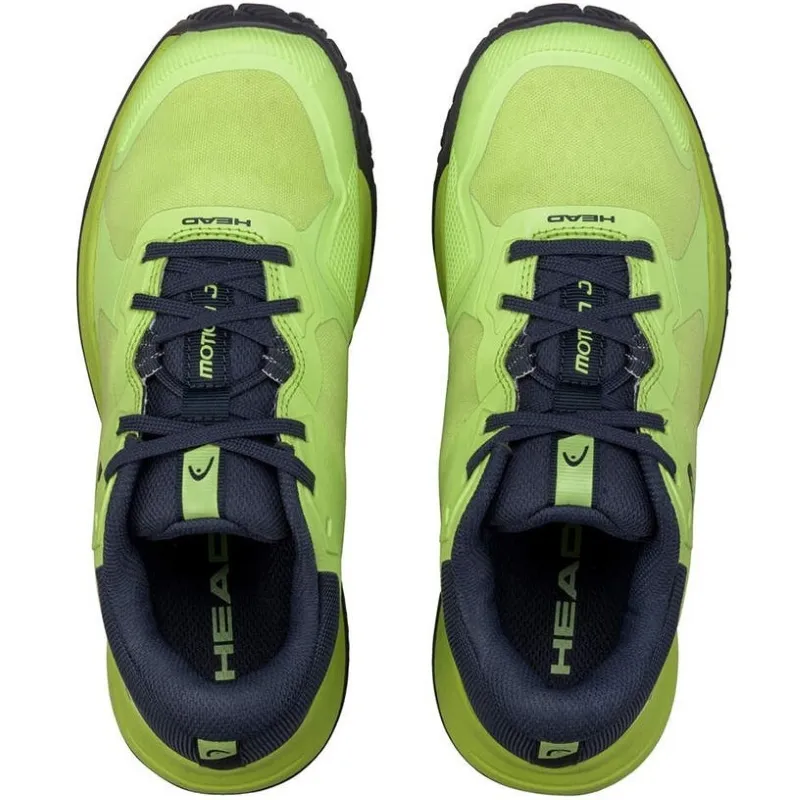Tênis Head Motion Padel Lime Azul Marinho Júnior