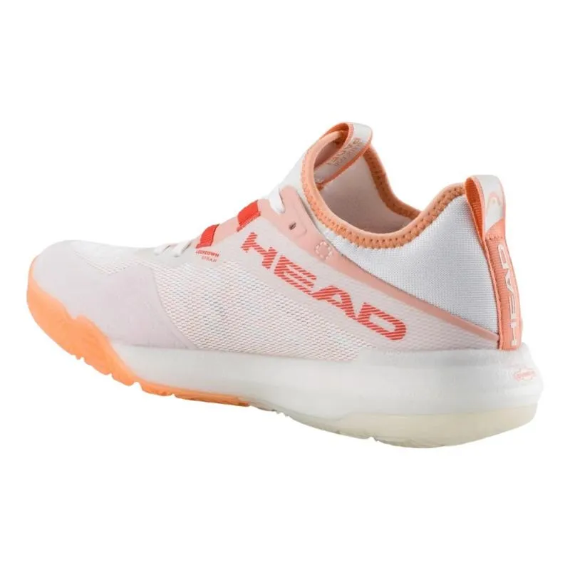Tênis Head Motion Pro White Coral para Mulheres