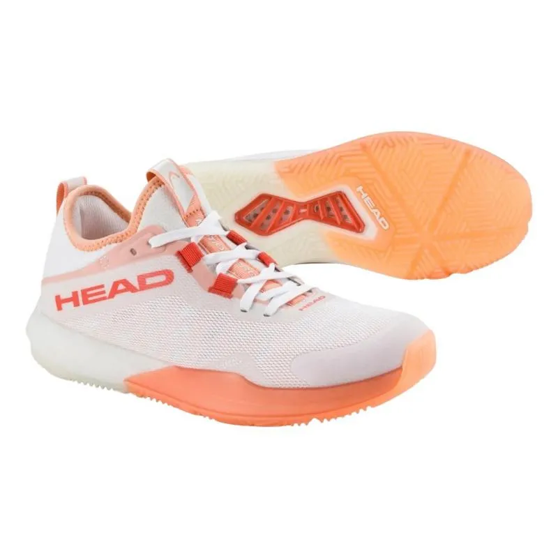 Tênis Head Motion Pro White Coral para Mulheres