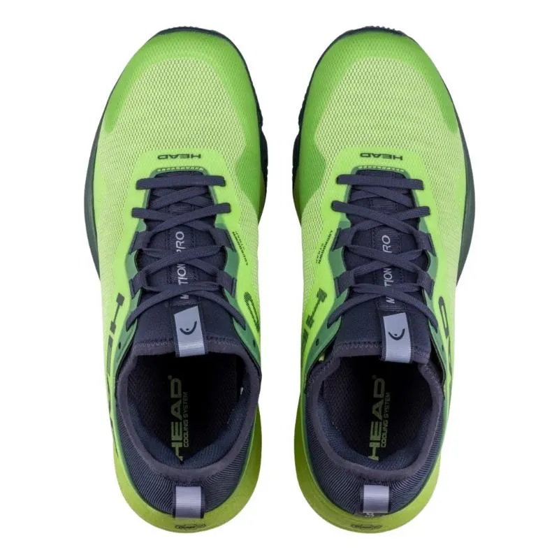 Tênis Head Motion Pro Lime Azul Marinho
