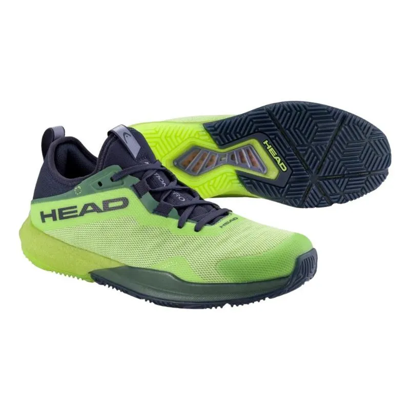 Tênis Head Motion Pro Lime Azul Marinho