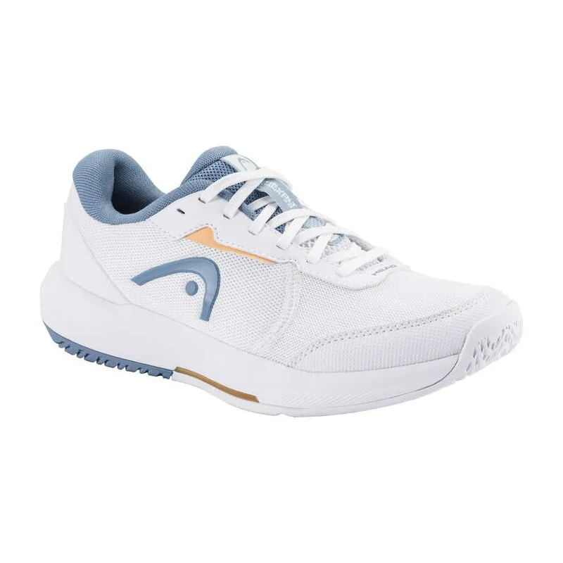 Cabeça Corte da Revolta das Zapatillas de Padel 5.0 Blanco Azul Mujer