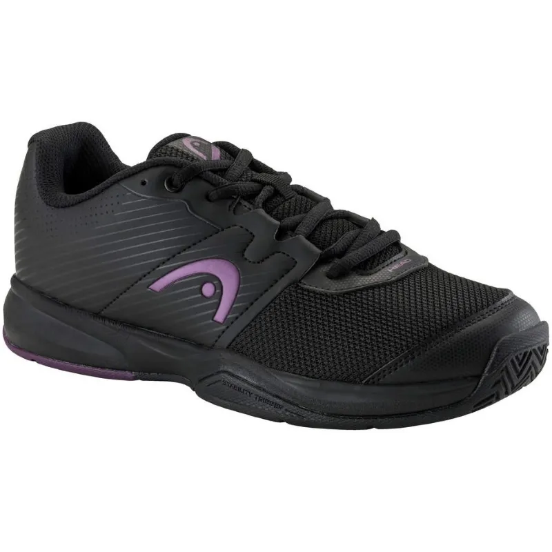 Tênis Head Revolt Court Preto Roxo para Mulheres