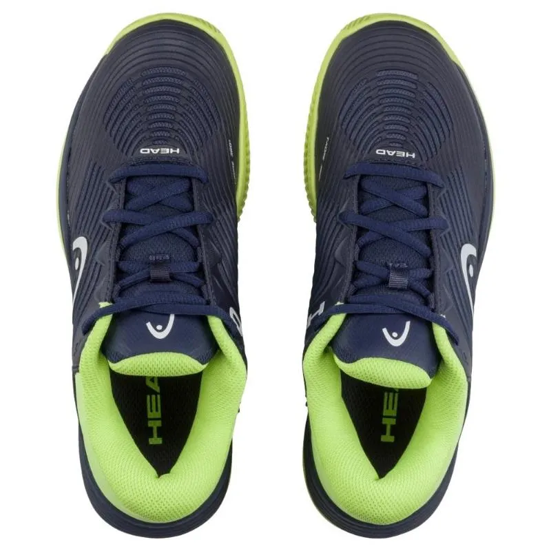Head Revolt Pro 4.5 Clay Blu Navy Lime Junior Sneakers