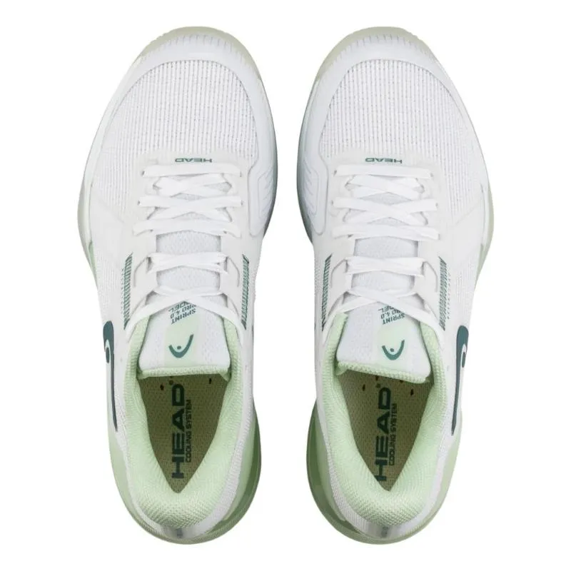 Tênis Head Sprint Pro 4.0 Branco Verde Feminino