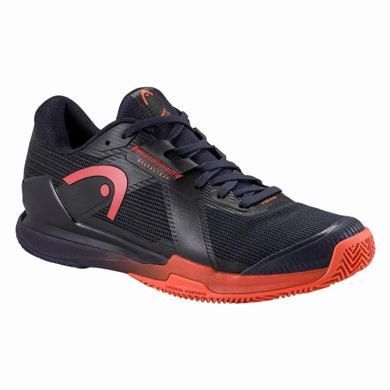 Ténis Head Sprint Pro 4.0 Clay Azul Escuro Vermelho