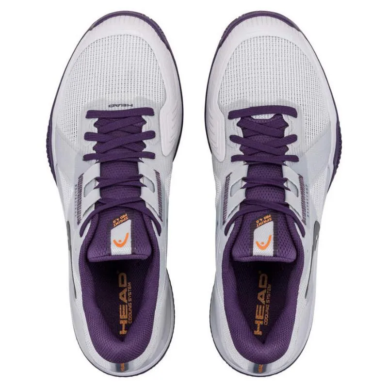 Tênis Head Sprint Pro 4.0 Clay White Silver