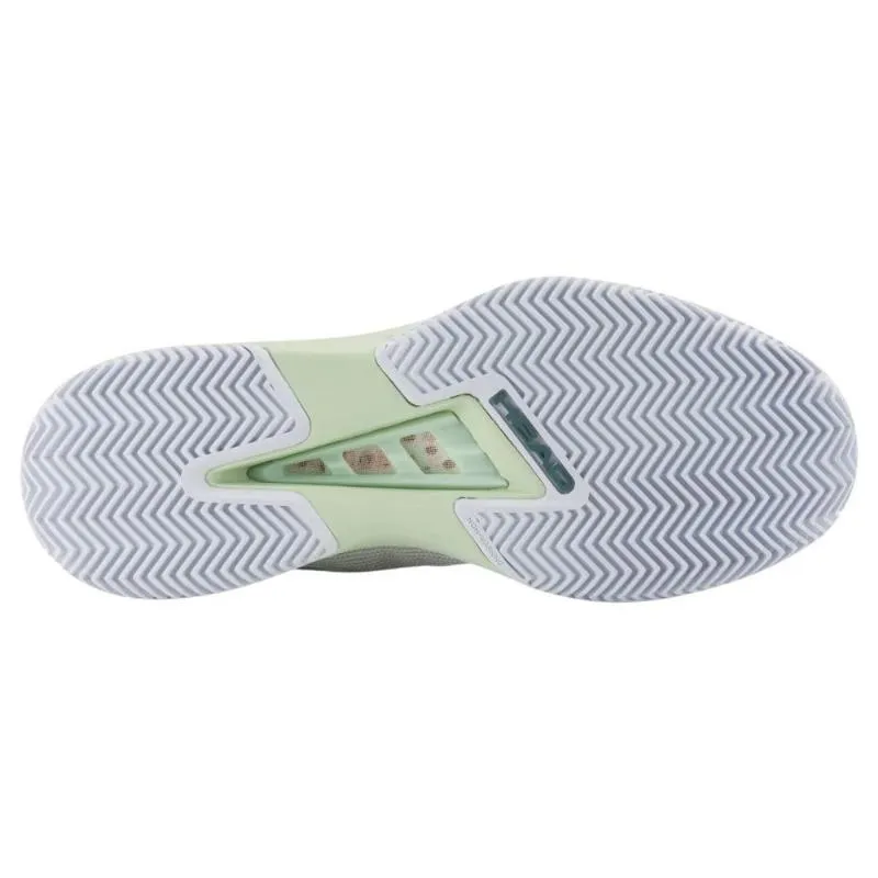 Tênis Head Sprint Pro 4.0 Clay Branco Verde Claro para Mulheres