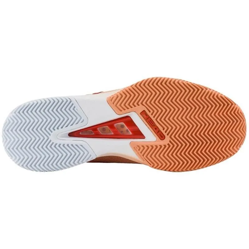 Tênis Head Sprint Pro 4.0 Clay Coral Branco Feminino