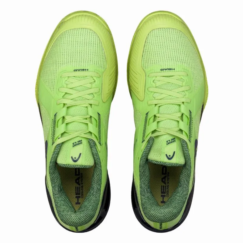 Head Sprint Pro 4.0 Sandplatz Lime Marineblau Sneaker