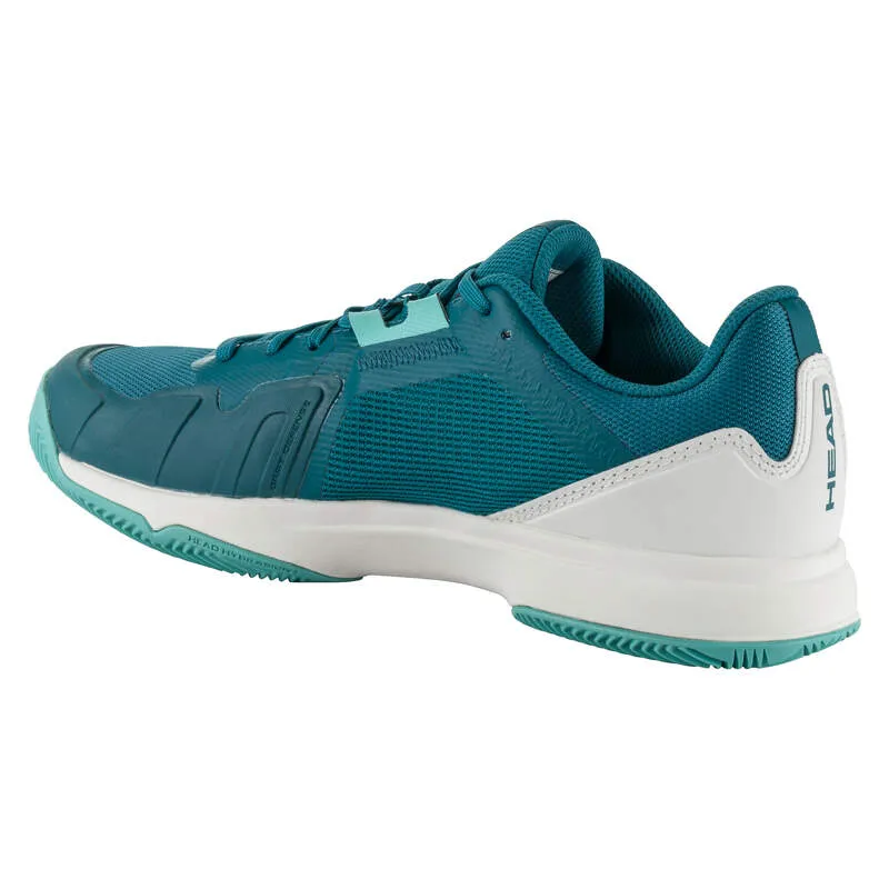 Zapatillas de Padel Head Sprint Team 3.5 Clay Azul Pedra Blanco Mujer