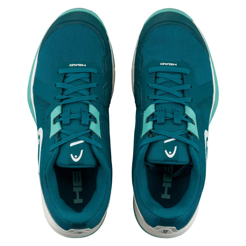 Zapatillas de Padel Head Sprint Team 3.5 Clay Azul Pedra Blanco Mujer