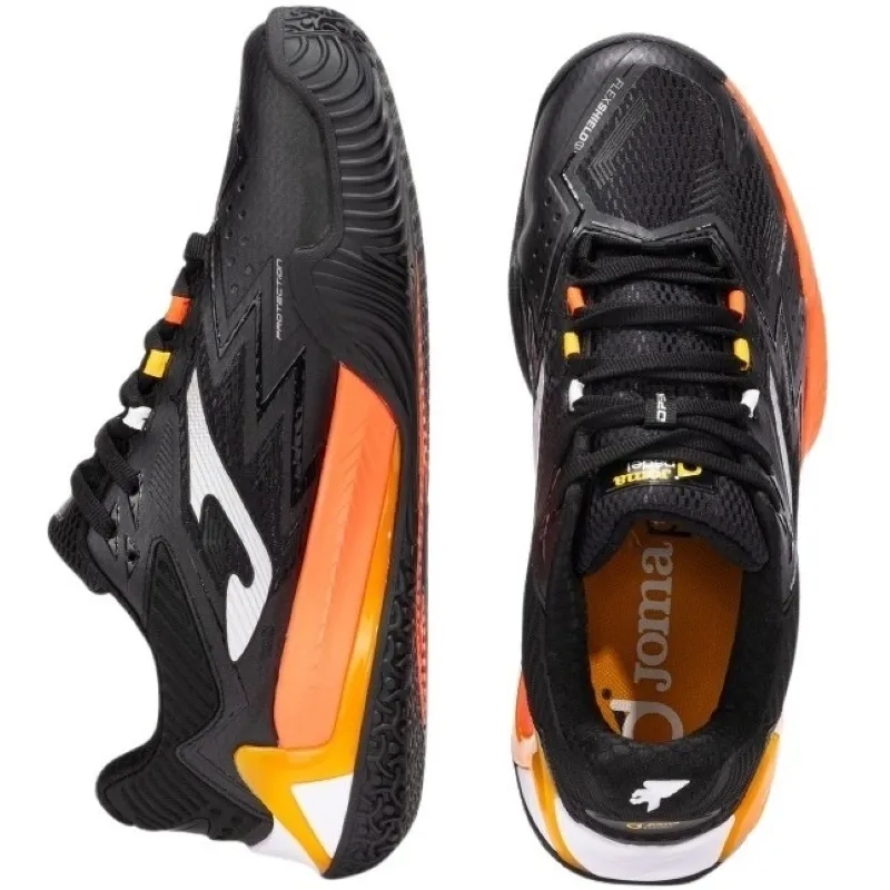 Joma Open 2501 Tênis Preto Laranja