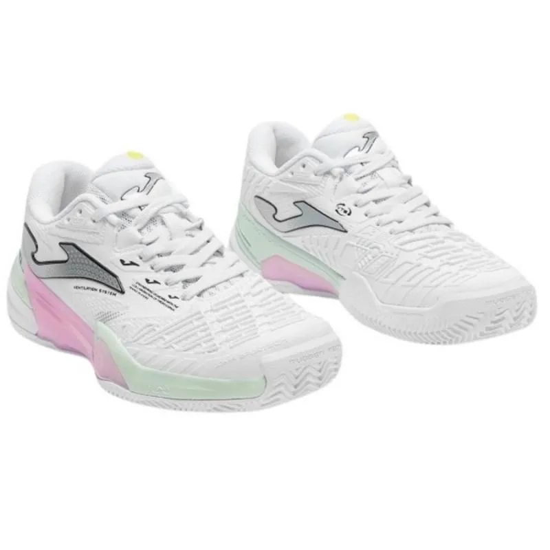 Tênis femininos Joma Roland 2602 Branco Rosa