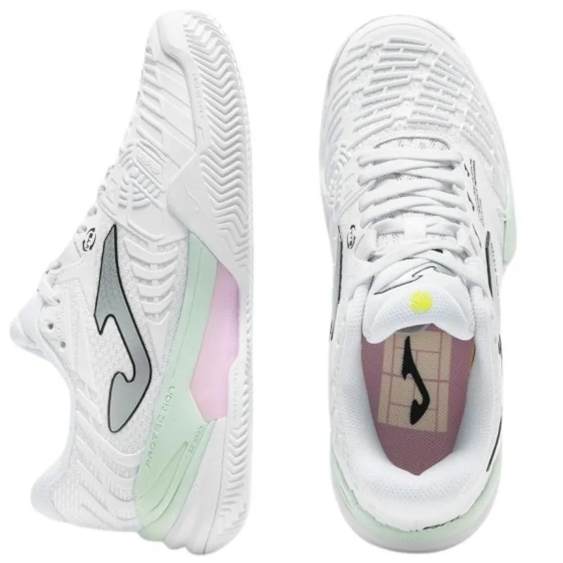 Tênis femininos Joma Roland 2602 Branco Rosa