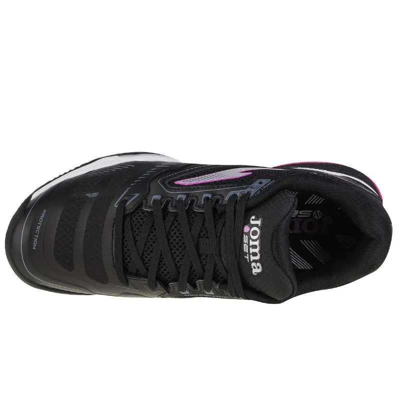 Joma Set 2201 Tênis Feminino Preto Fúcsia