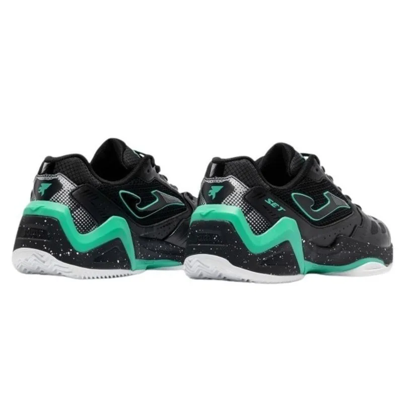 Tênis Joma Set 2601 Pretos Turquesa