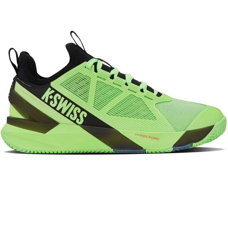 Zapatillas de Padel Kswiss Andrey Rublev K-Frame Speed Rublo Argila Verde Neon