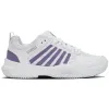 Zapatillas de Padel Kswiss Court Express 2 Clay Blanco Lavanda Mujer