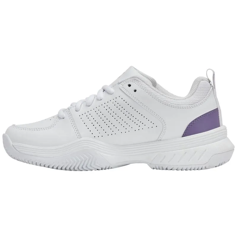 Zapatillas de Padel Kswiss Court Express 2 Clay Blanco Lavanda Mujer