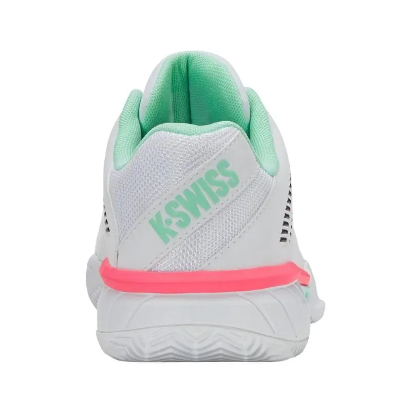 Tênis Kswiss Express Light 3 HB Clay Branco Menta Rosa Feminino