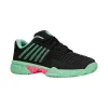 Tênis Feminino Kswiss Express Light 3 HB Clay Preto Menta Rosa