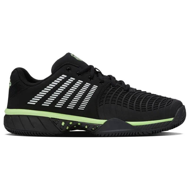 Zapatillas de Padel Kswiss Express Light 3 HB Argila Verde Negro Neon