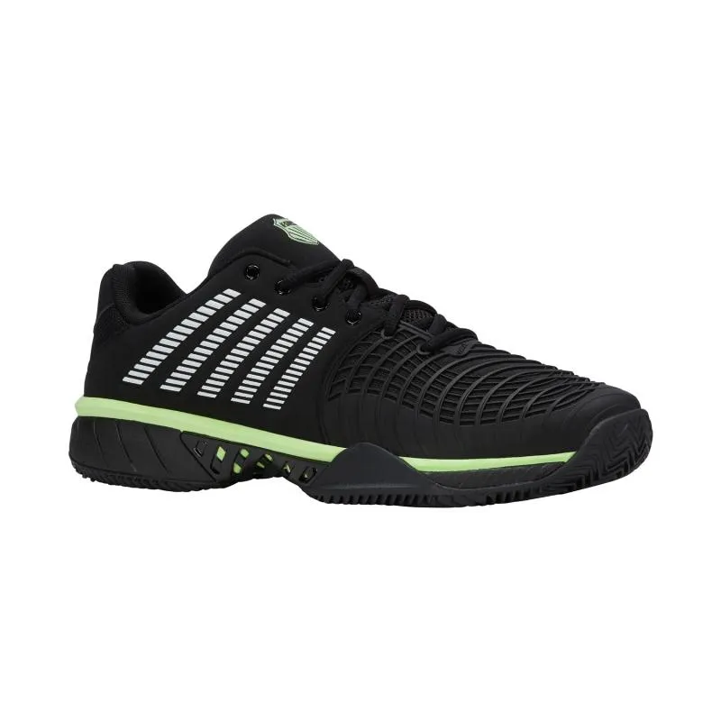 Zapatillas de Padel Kswiss Express Light 3 HB Argila Verde Negro Neon