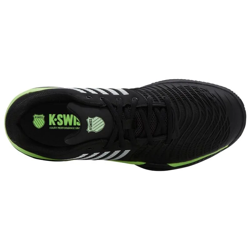 Zapatillas de Padel Kswiss Express Light 3 HB Argila Verde Negro Neon