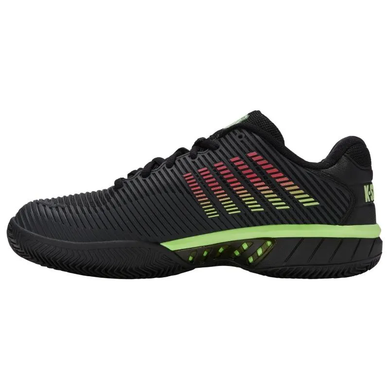 Zapatillas de Padel Kswiss Hypercourt Express 2 HB Argila Negro Verde Neon