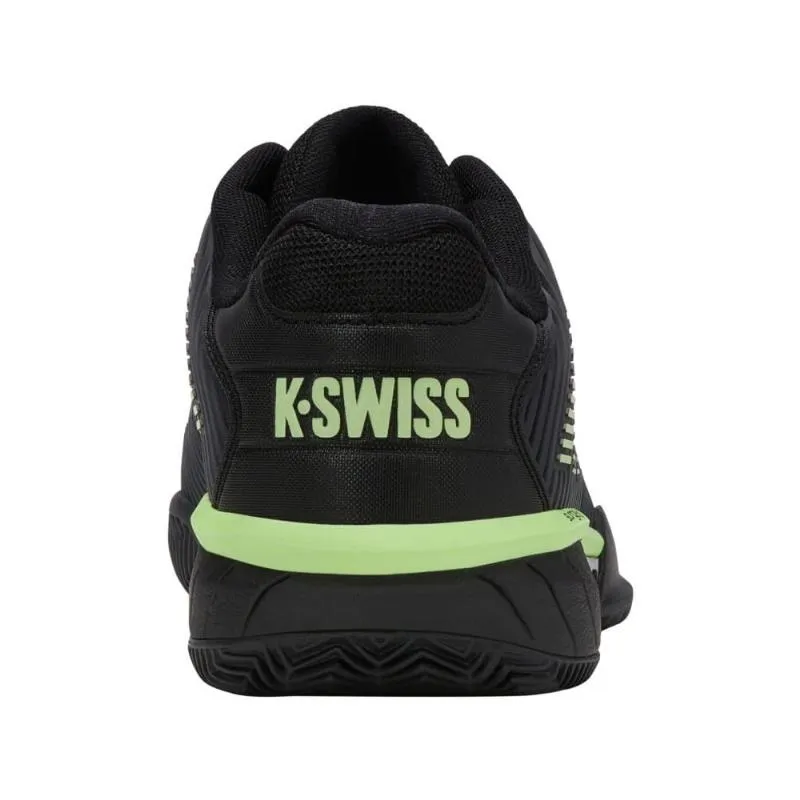 Zapatillas de Padel Kswiss Hypercourt Express 2 HB Argila Negro Verde Neon