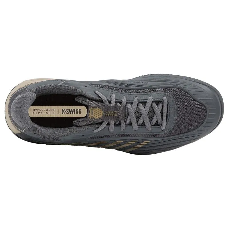 Zapatillas de Padel Kswiss Hypercourt Express 3 Clay Gris Bege
