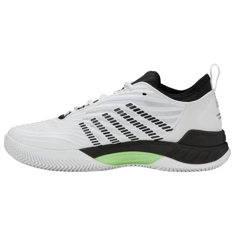 Zapatillas de Padel Kswiss Hypercourt Supreme 2 HB Argila Blanco Negro Verde