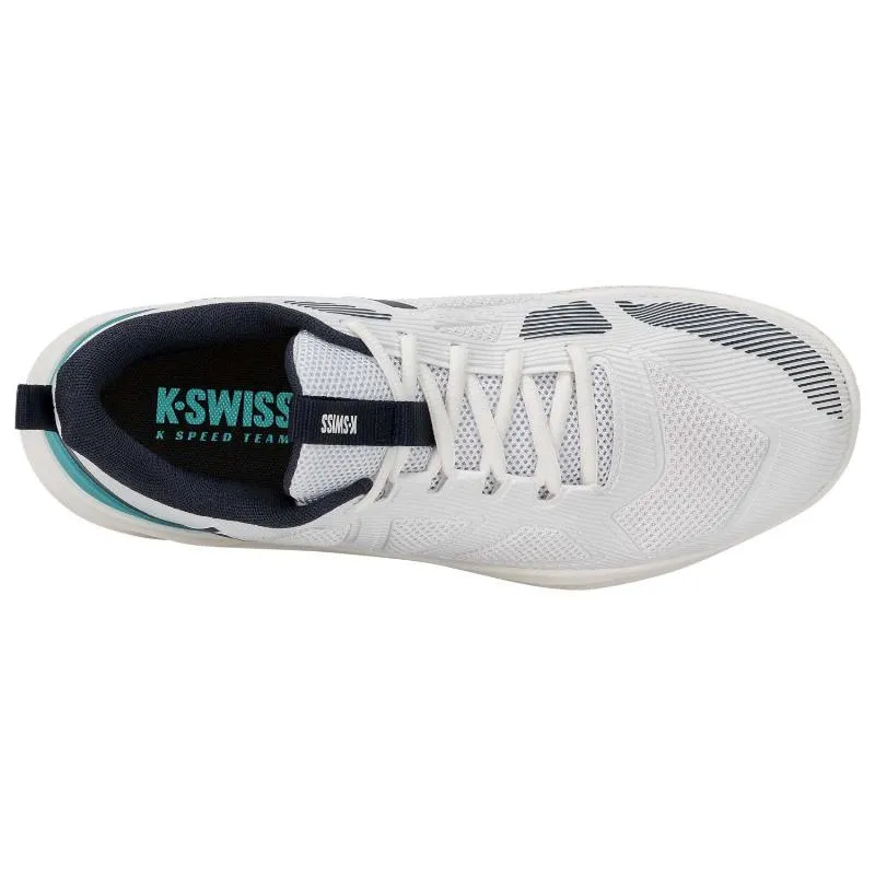 Zapatillas Kswiss Kspeed Team Clay Blanco Turquesa