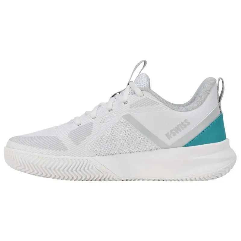 Zapatillas de Padel Kswiss Kspeed Team Clay Blanco Turquesa Mujer